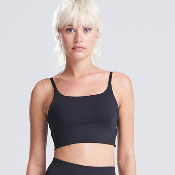 Women’s recycled tech sports bra Thumbnail